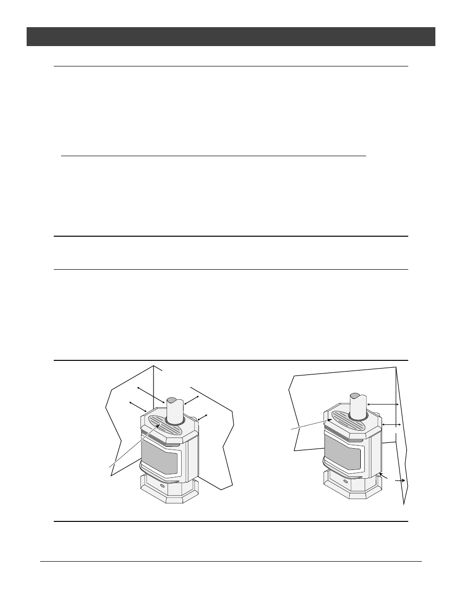 Installation, Installation warnings, Packing list | Installation preparation, Stove clearances, Mobile home requirements | Avalon Stoves Cedar EF User Manual | Page 8 / 42
