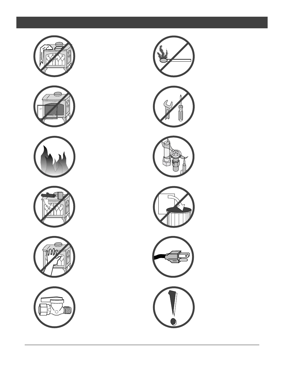 Safety precautions | Avalon Stoves Direct Vent Freestanding Stove User Manual | Page 5 / 46
