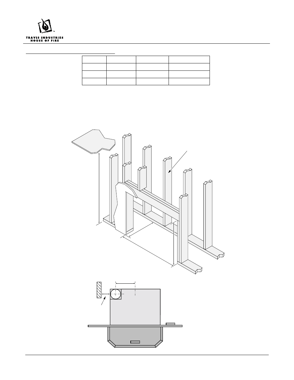 Zc kit – large pellet insert, Minimum enclosure dimensions | Travis ZC Kit – Large Pellet User Manual | Page 4 / 8