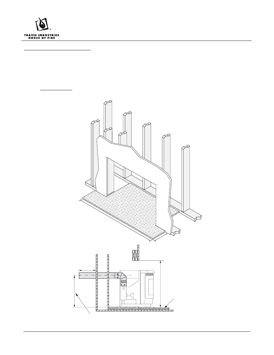 Zc kit – large pellet insert, Minimum floor protection | Travis ZC Kit – Large Pellet User Manual | Page 5 / 8