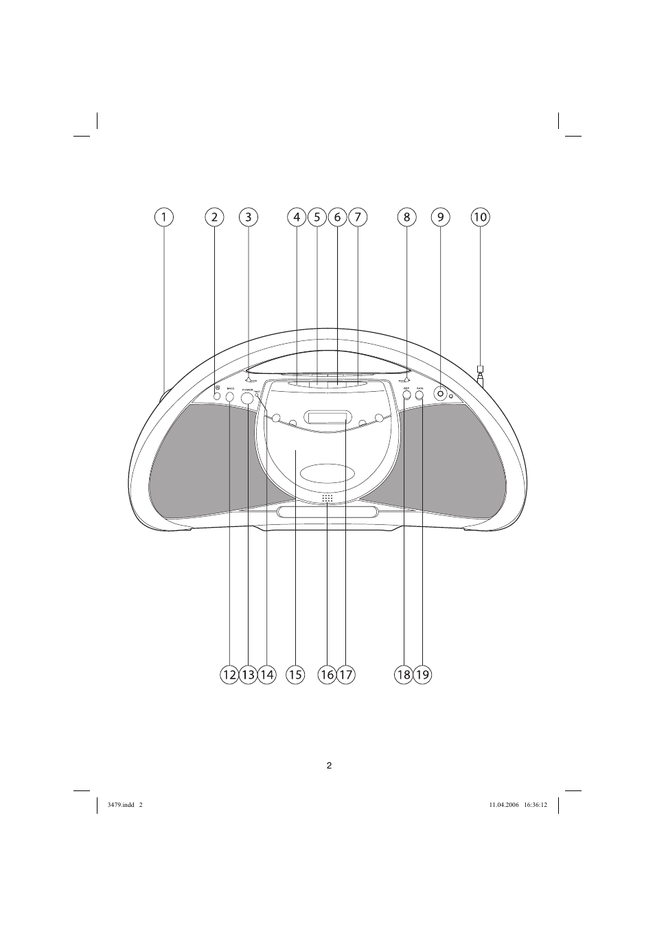 Vitek VT-3479 BK User Manual | Page 2 / 40