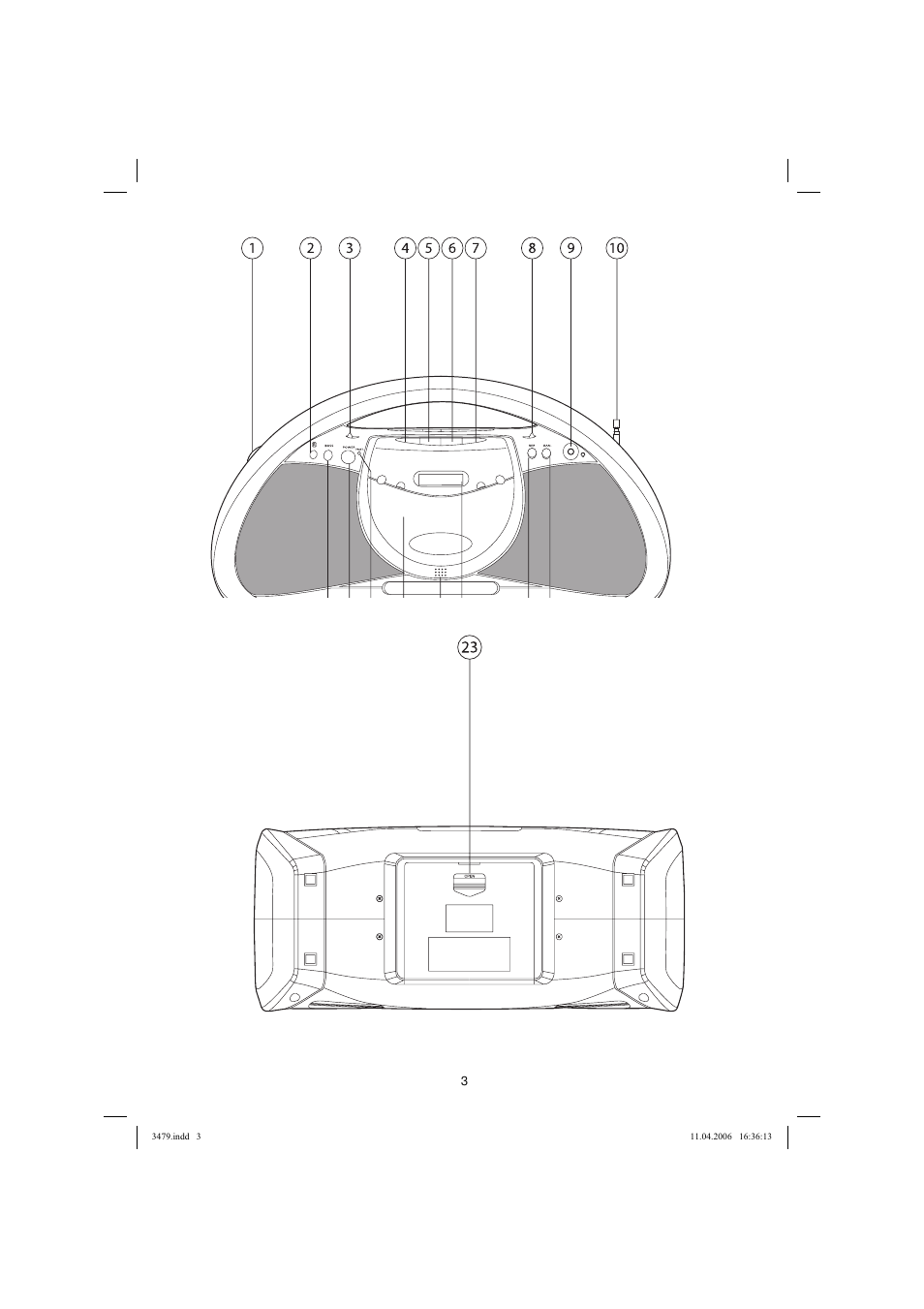 Vitek VT-3479 BK User Manual | Page 3 / 40