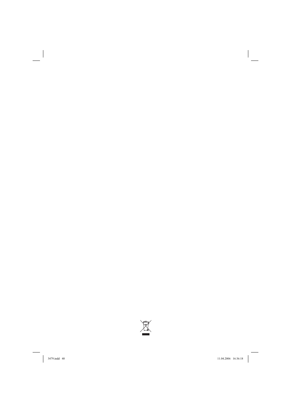 Vitek VT-3479 BK User Manual | Page 40 / 40