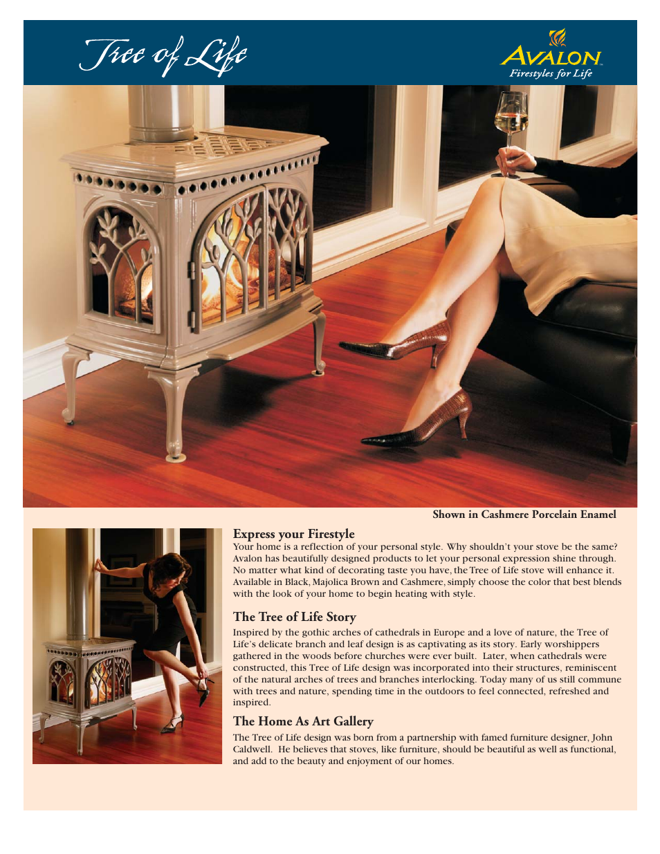 Avalon Stoves Tree of Life User Manual | 4 pages