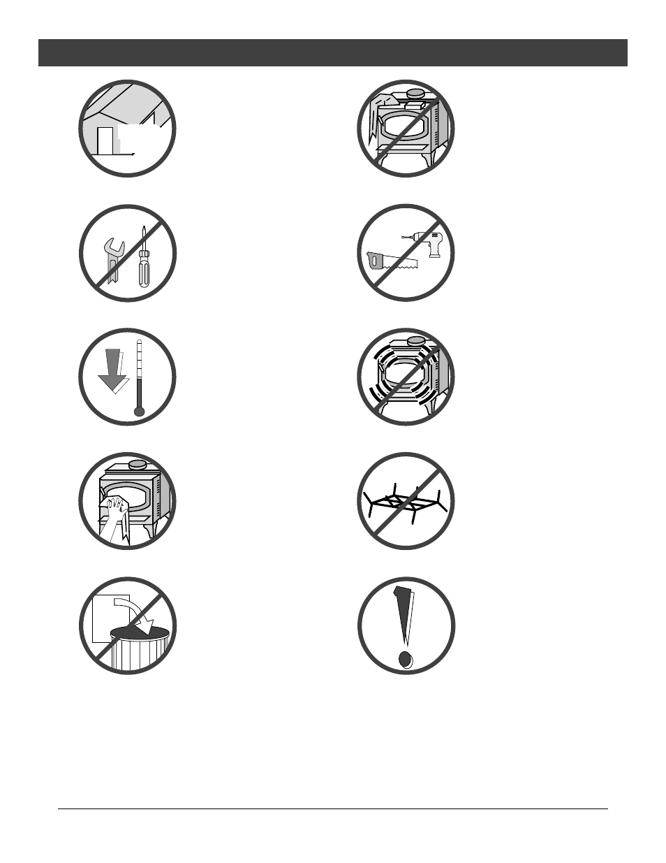 Safety precautions | Avalon Stoves Rainier User Manual | Page 5 / 44