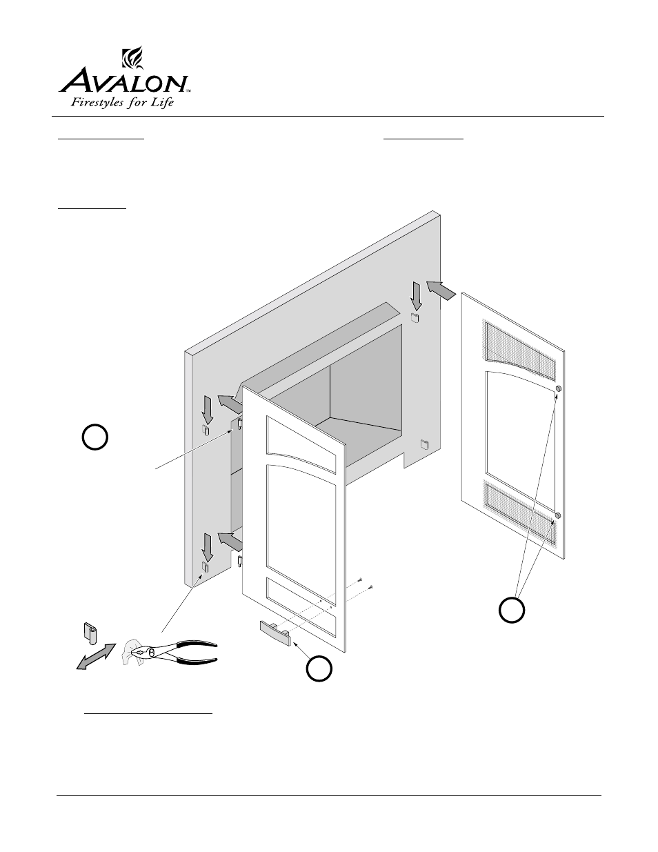 Avalon Stoves DVS Bungalow 95200535 User Manual | 1 page