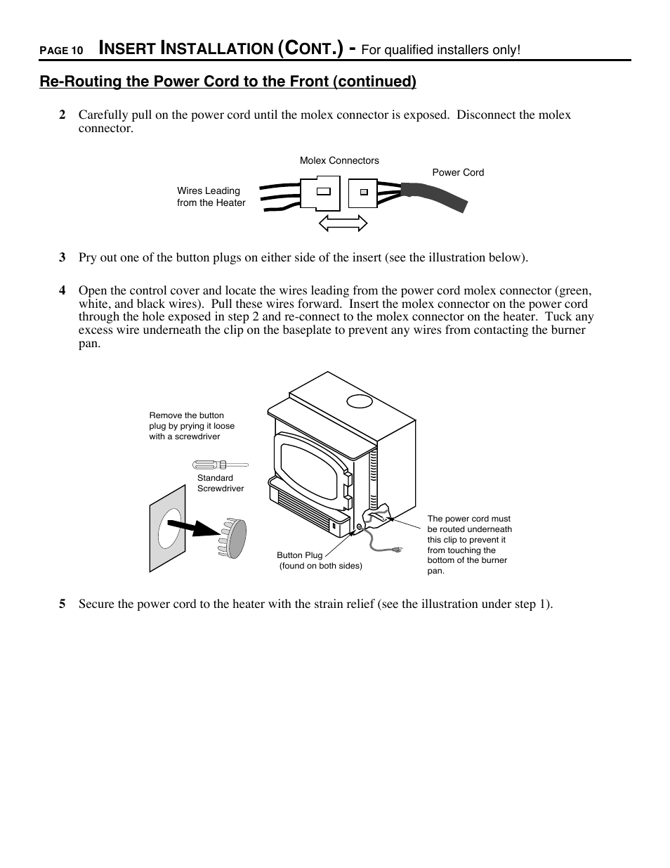 Avalon Stoves CHELAN B-VENT 700 B-VENT User Manual | Page 10 / 34