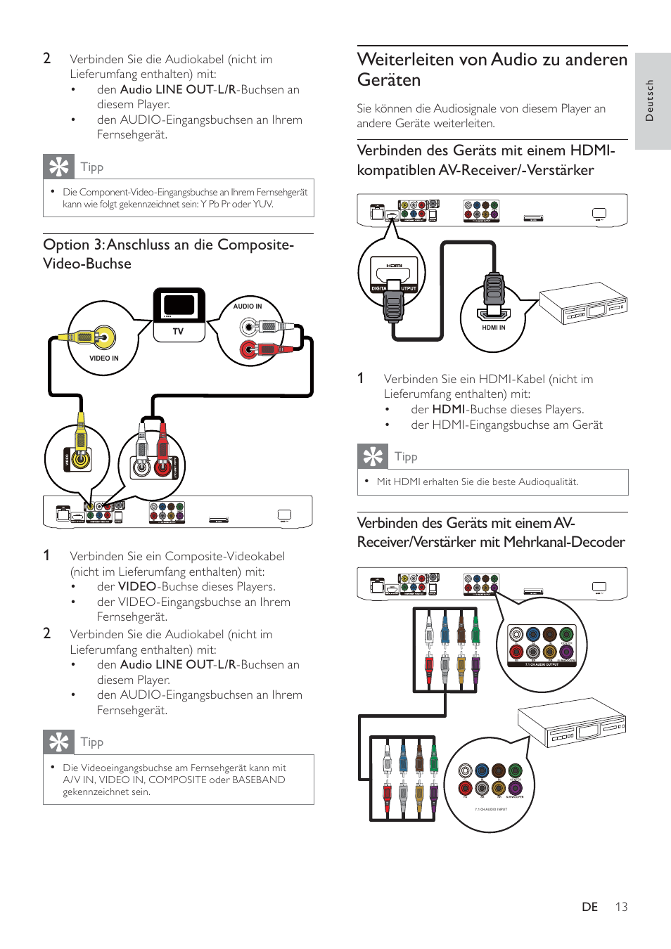 Philips 8000 series Blu-ray Disc-Player User Manual | Page 12 / 59