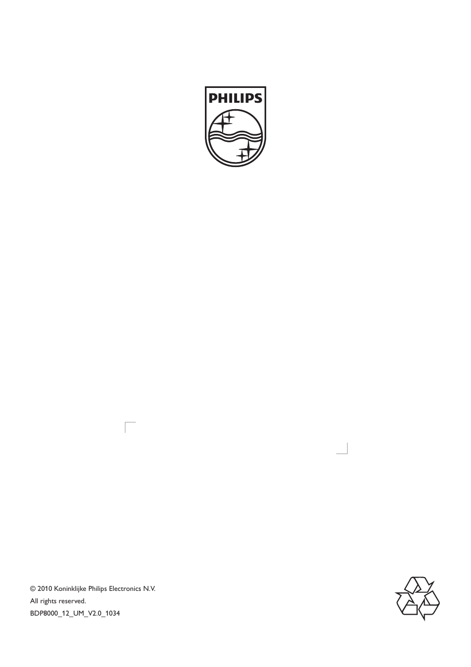 Philips 8000 series Blu-ray Disc-Player User Manual | Page 59 / 59