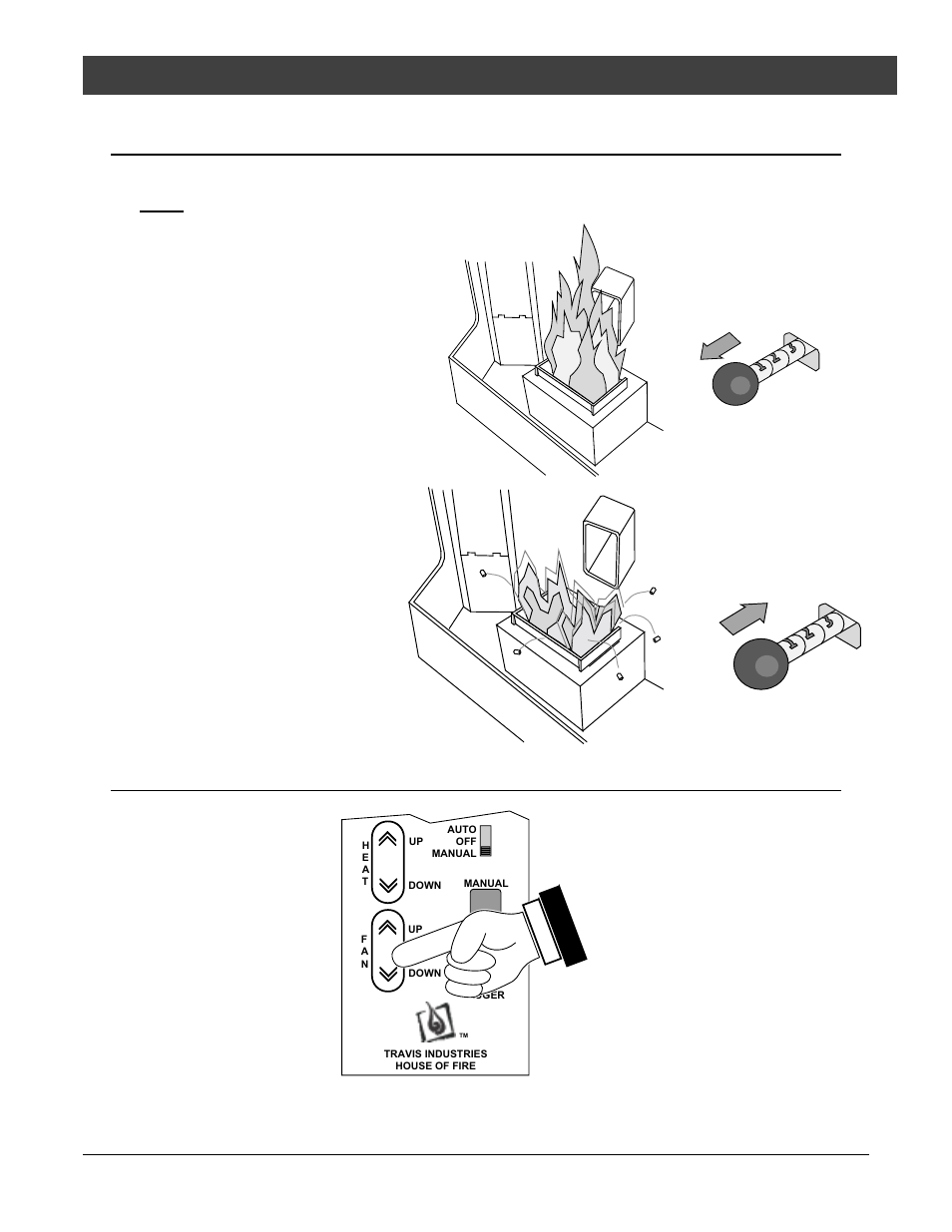 Operation, Restrictor adjustment, Adjusting the fan speed | Travis industries, Not enough air, Too much air | Avalon Stoves Avalon Pellet Stove Astoria PS User Manual | Page 23 / 42