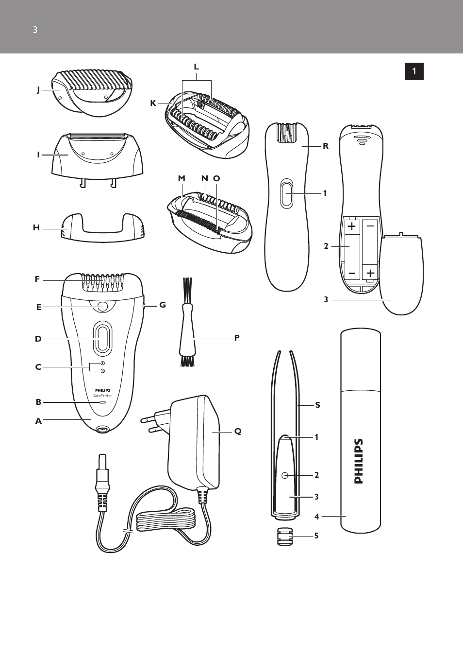 Philips SatinPerfect Epilierer User Manual | Page 3 / 120