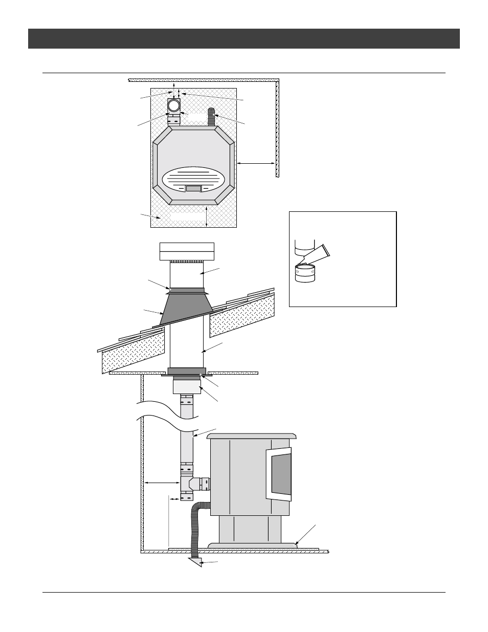 Installation, For qualified installers only), Installation example: class a chimney retrofit | Travis industries | Avalon Stoves Astoria PS User Manual | Page 16 / 42