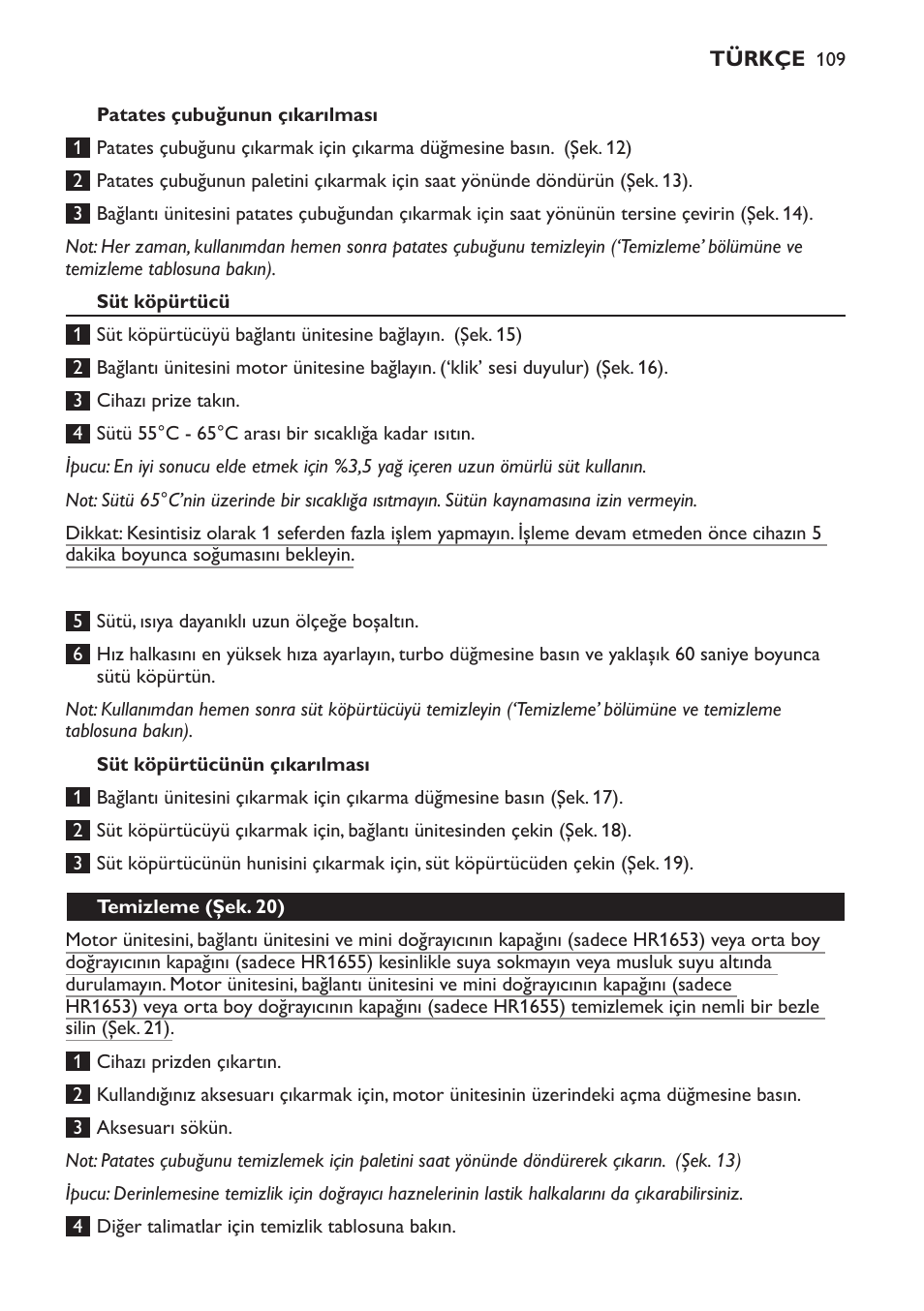 Philips Avance Collection Stabmixer User Manual | Page 109 / 136