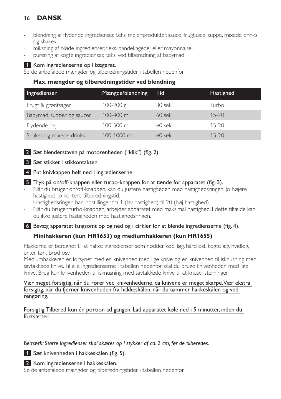 Philips Avance Collection Stabmixer User Manual | Page 16 / 136