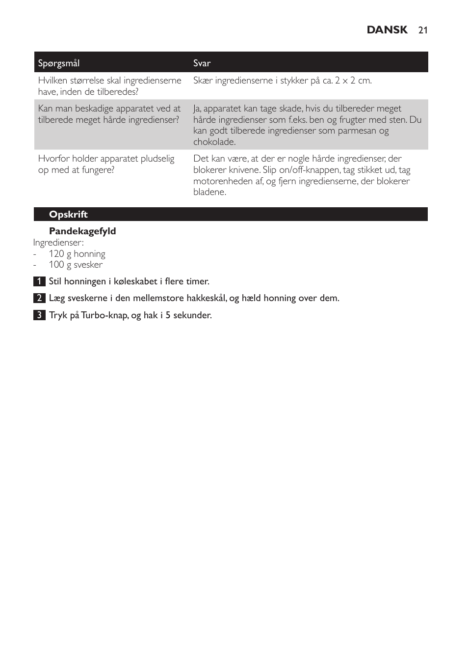 Philips Avance Collection Stabmixer User Manual | Page 21 / 136