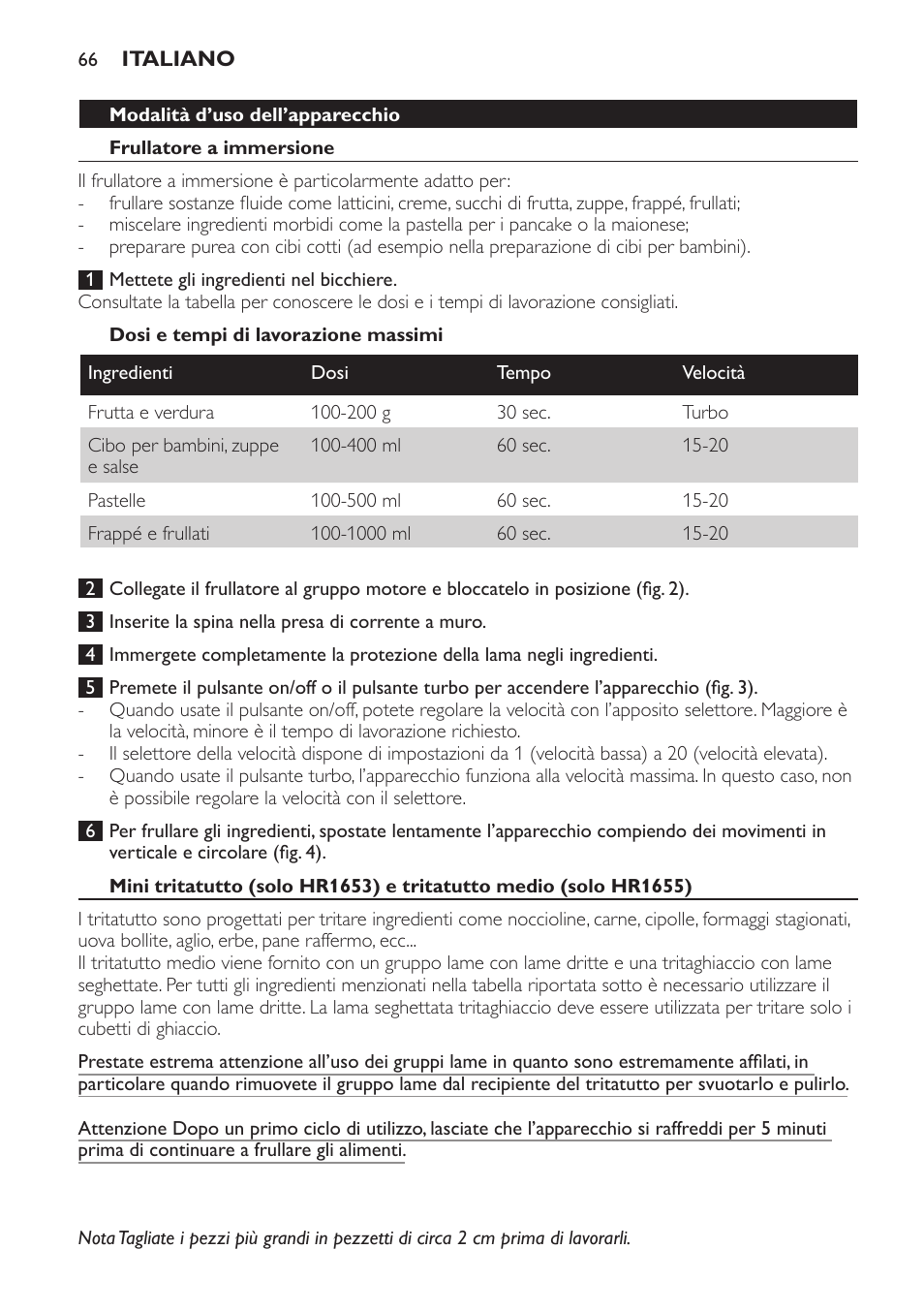 Philips Avance Collection Stabmixer User Manual | Page 66 / 136