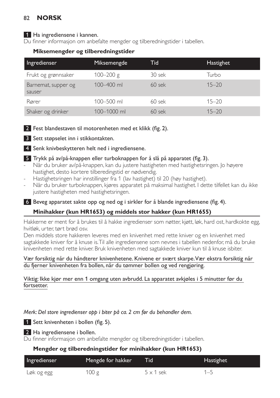 Philips Avance Collection Stabmixer User Manual | Page 82 / 136