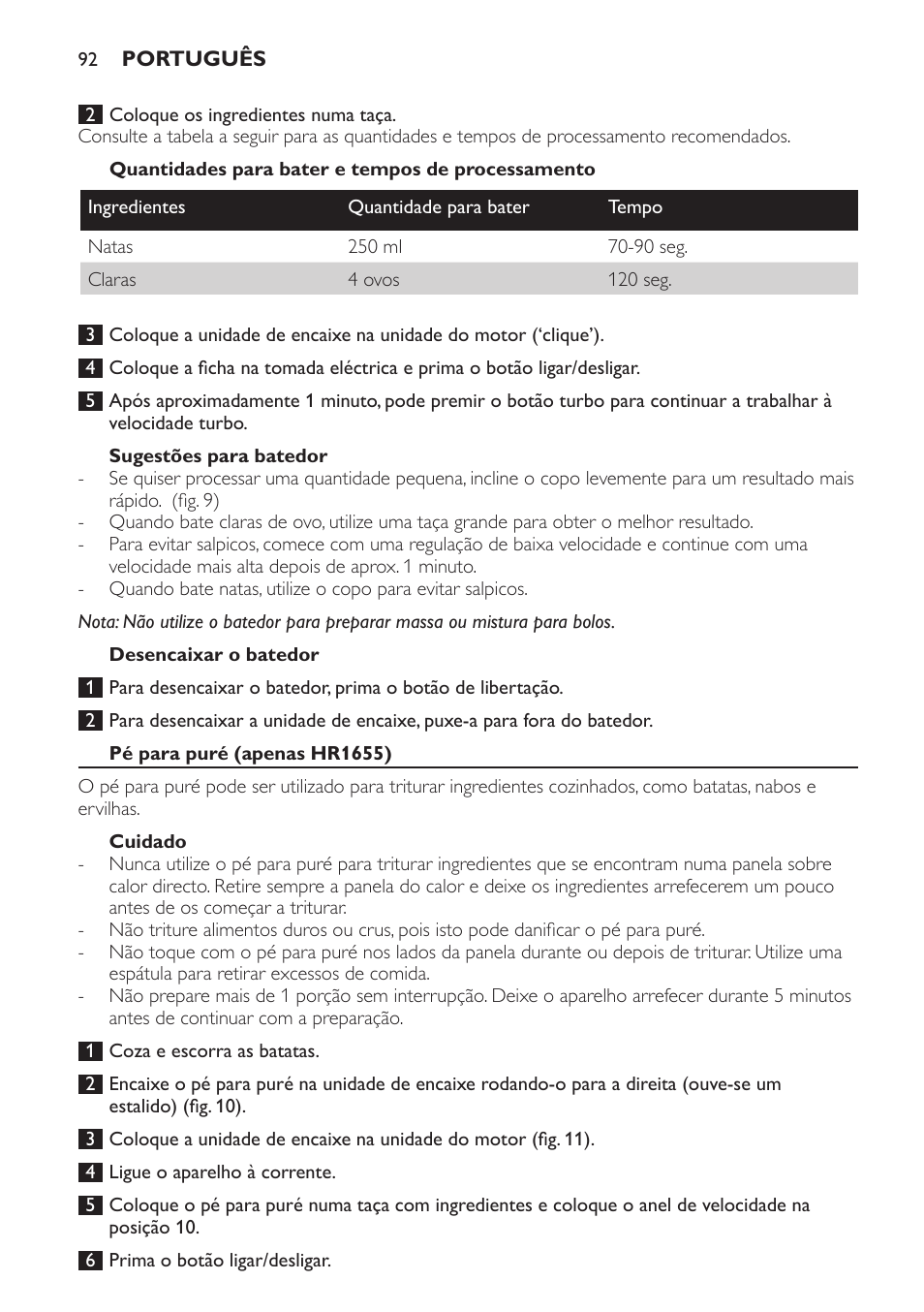 Philips Avance Collection Stabmixer User Manual | Page 92 / 136