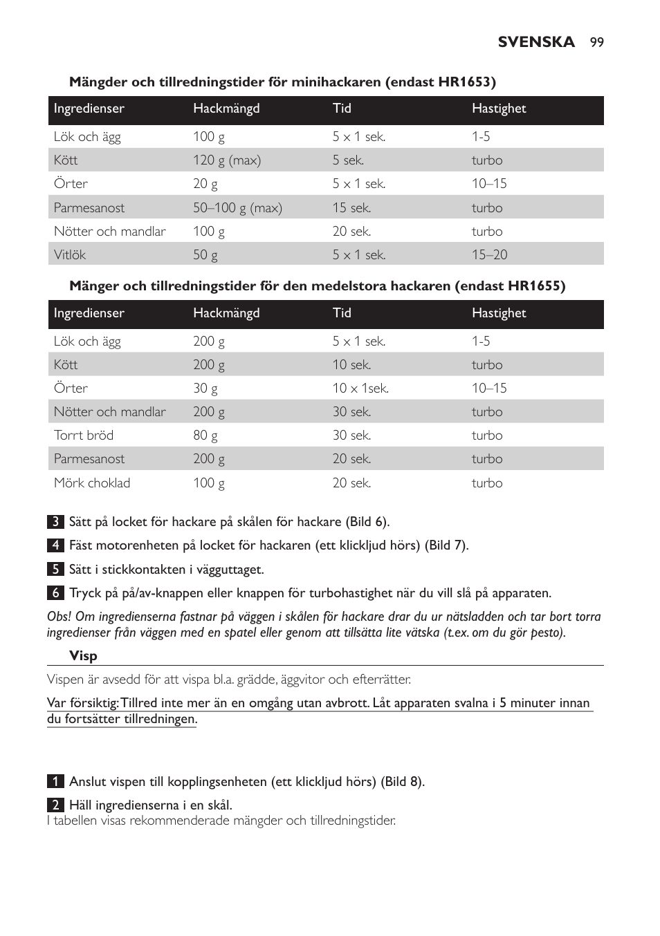Philips Avance Collection Stabmixer User Manual | Page 99 / 136