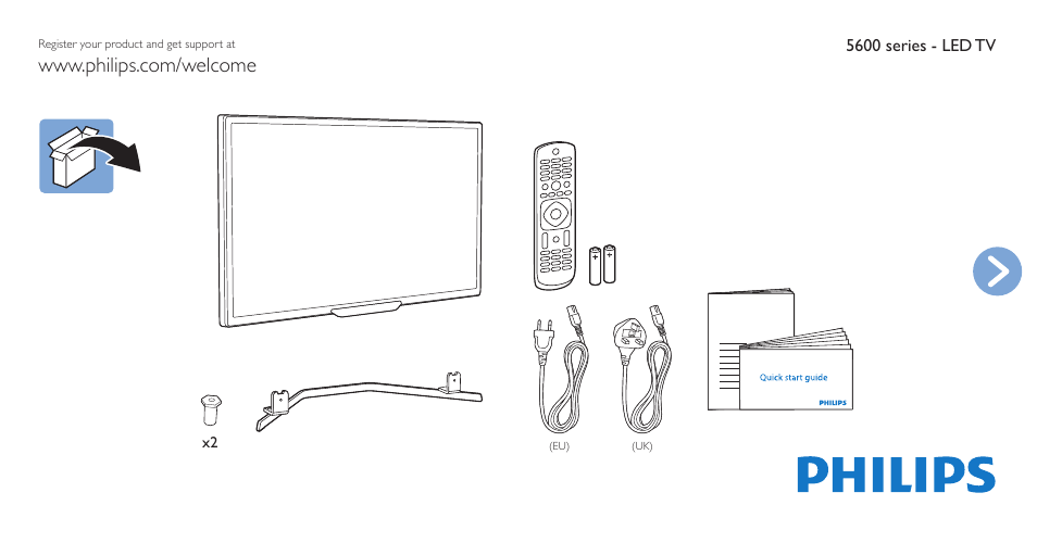 Philips 5000 series Flacher LED-Fernseher User Manual | 12 pages