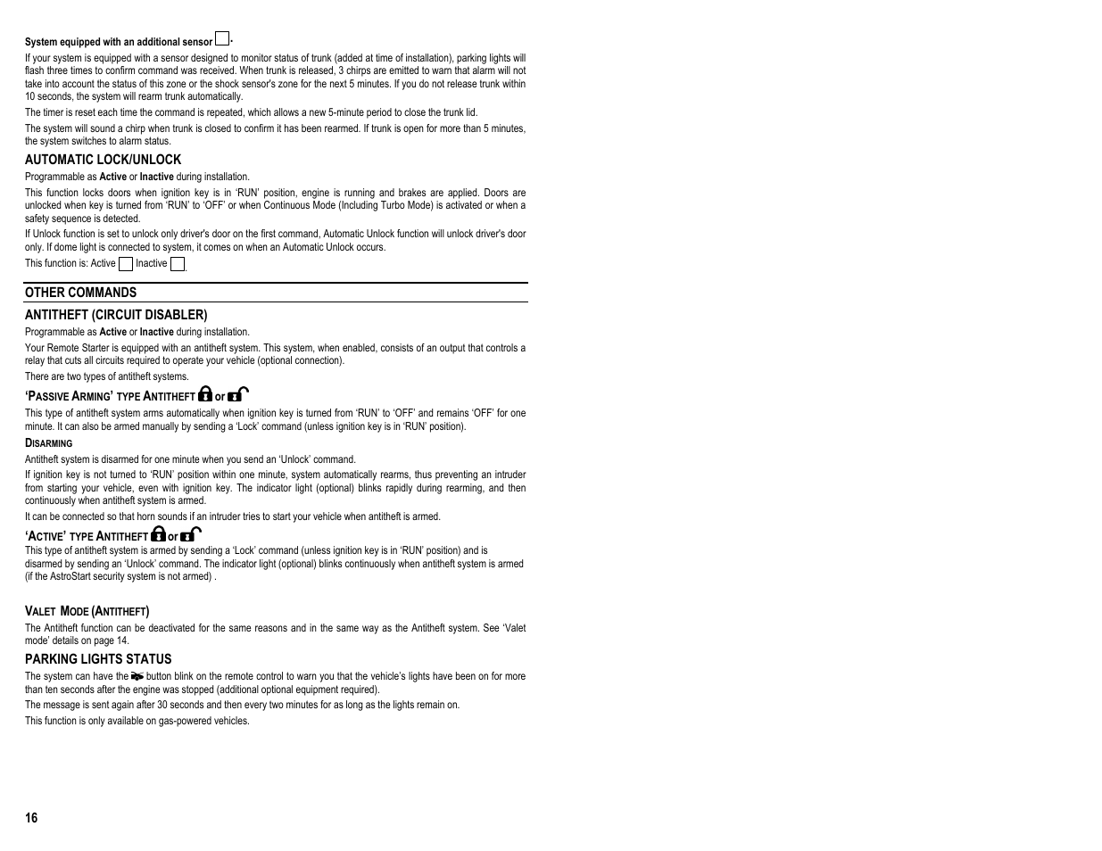 AstroStart 2305A User Manual | Page 18 / 24