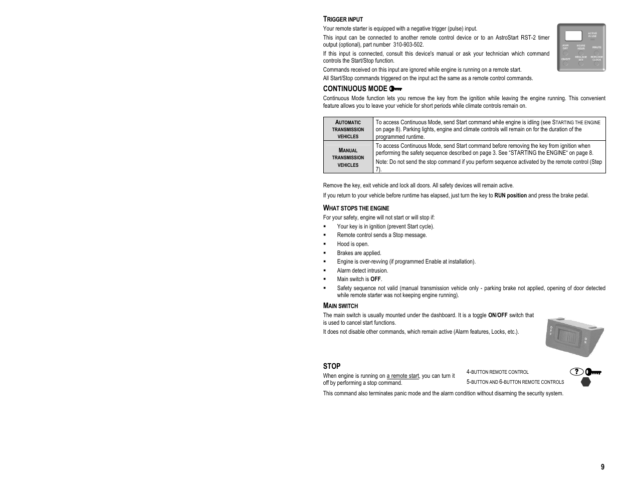 AstroStart 4204U User Manual | Page 11 / 22