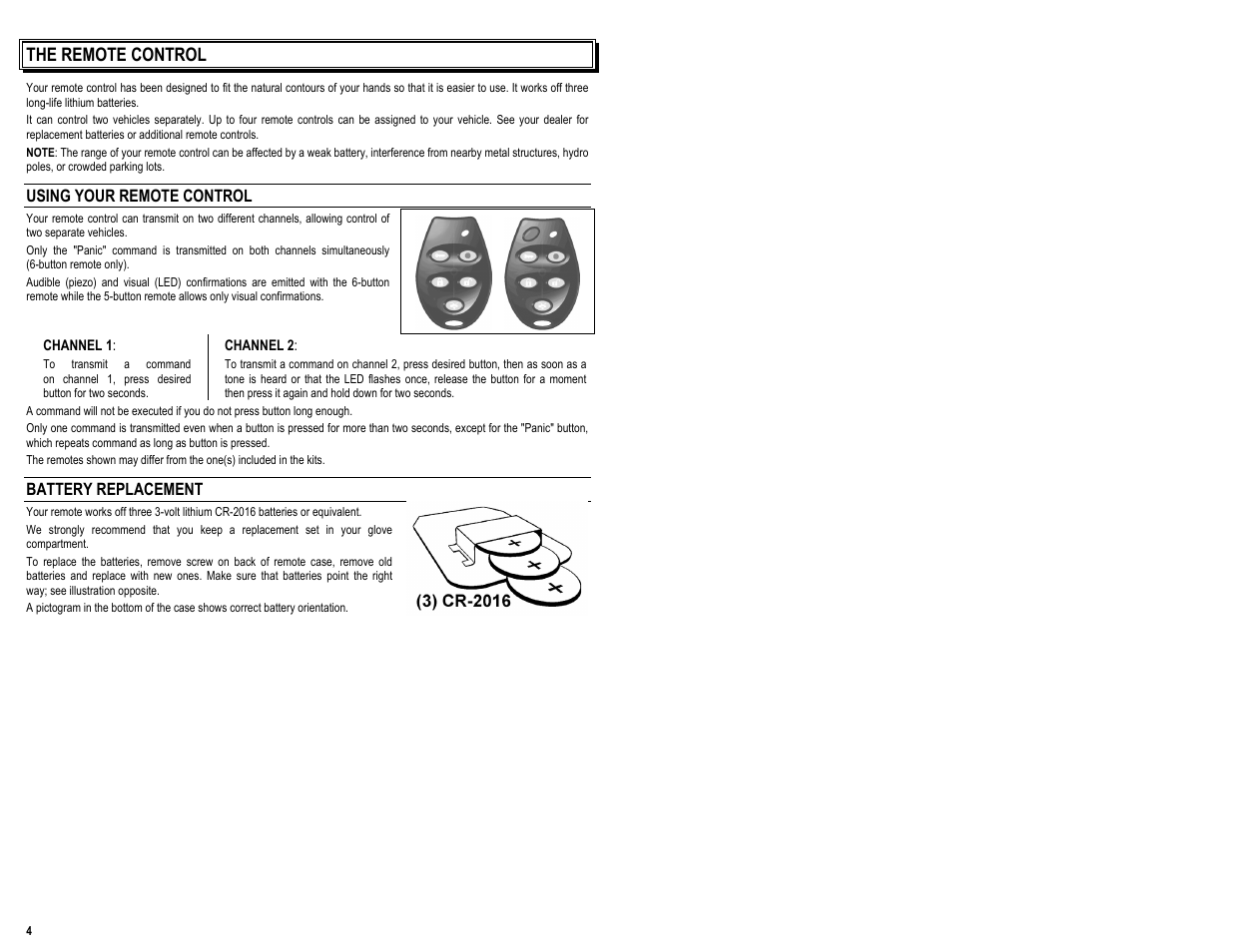 AstroStart 1105U User Manual | Page 6 / 20