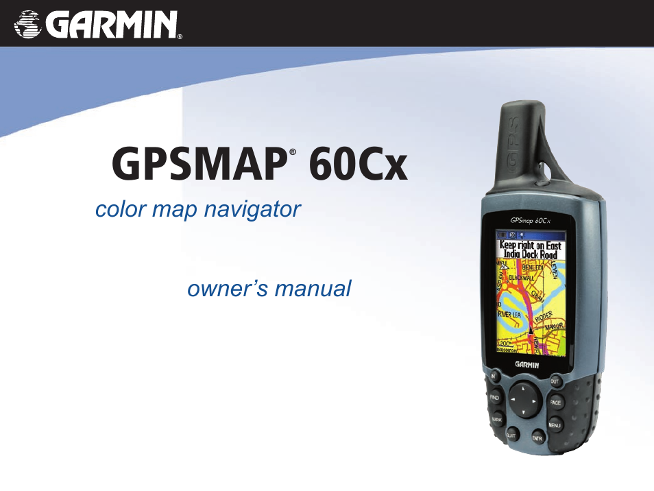 Garmin GPSMAP 60Cx User Manual | 100 pages