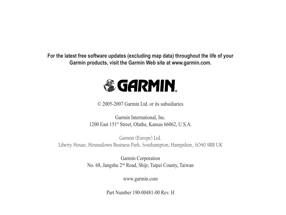 Garmin GPSMAP 60Cx User Manual | Page 100 / 100