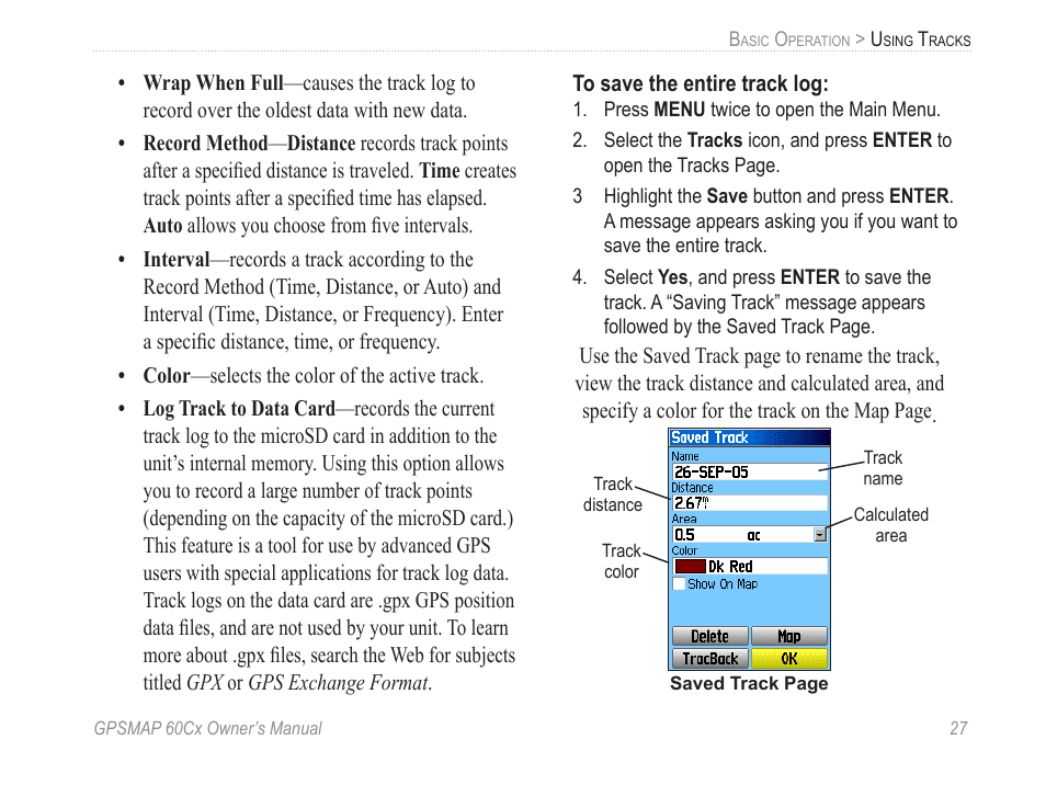Garmin GPSMAP 60Cx User Manual | Page 37 / 100