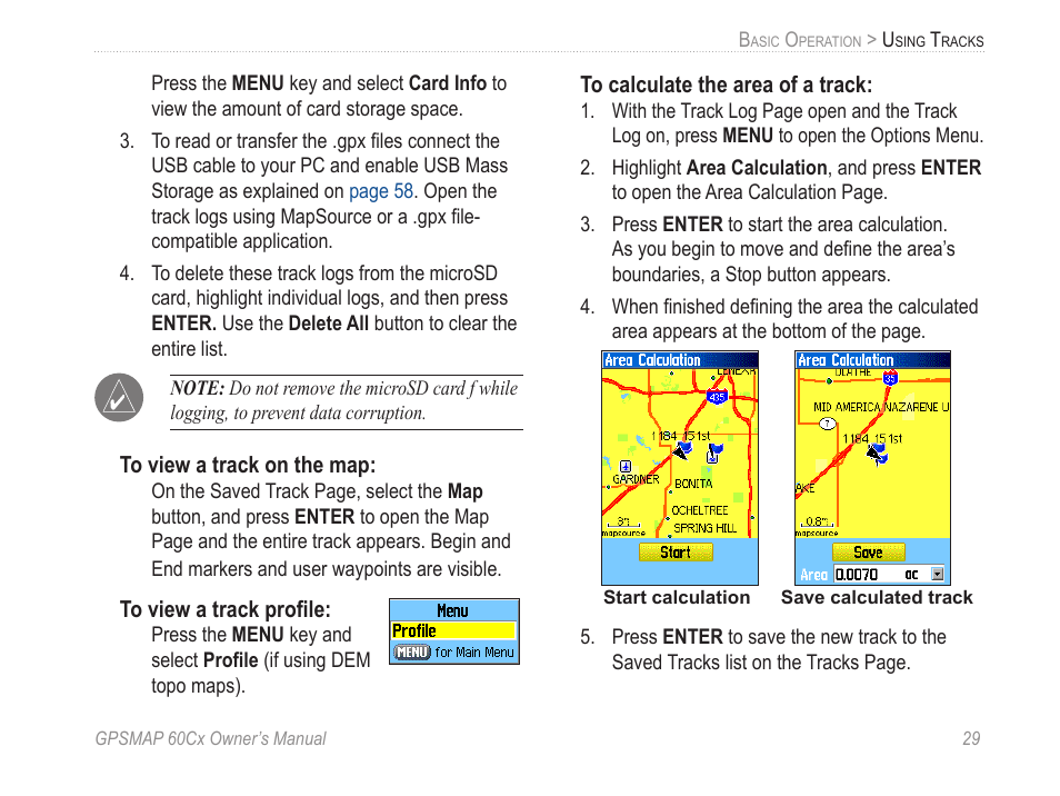 Garmin GPSMAP 60Cx User Manual | Page 39 / 100