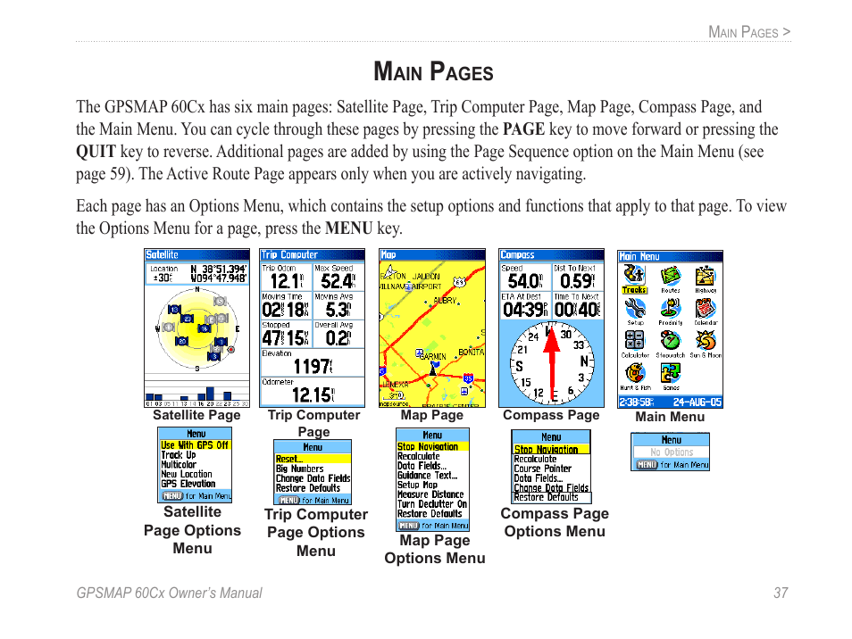 Garmin GPSMAP 60Cx User Manual | Page 47 / 100