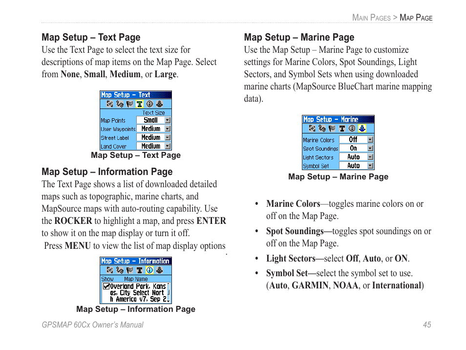 60cx unit and microsd card, see | Garmin GPSMAP 60Cx User Manual | Page 55 / 100