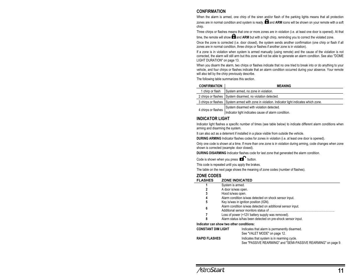 AstroStart 5204 User Manual | Page 13 / 18