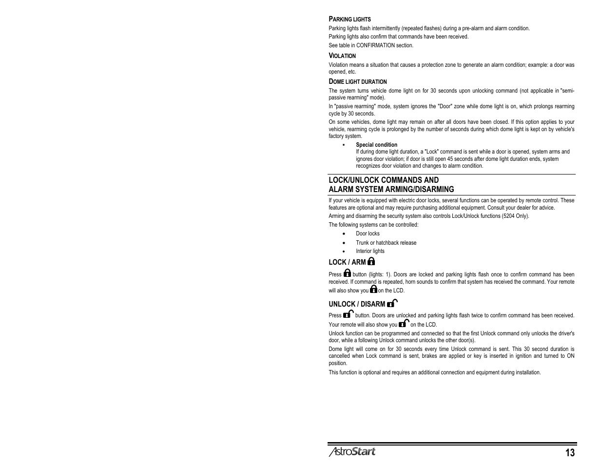 AstroStart 5204 User Manual | Page 15 / 18
