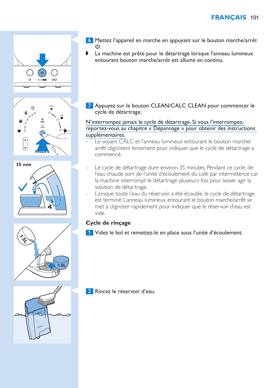 Philips SENSEO® Latte Select Kaffeepadmaschine User Manual | Page 101 / 210