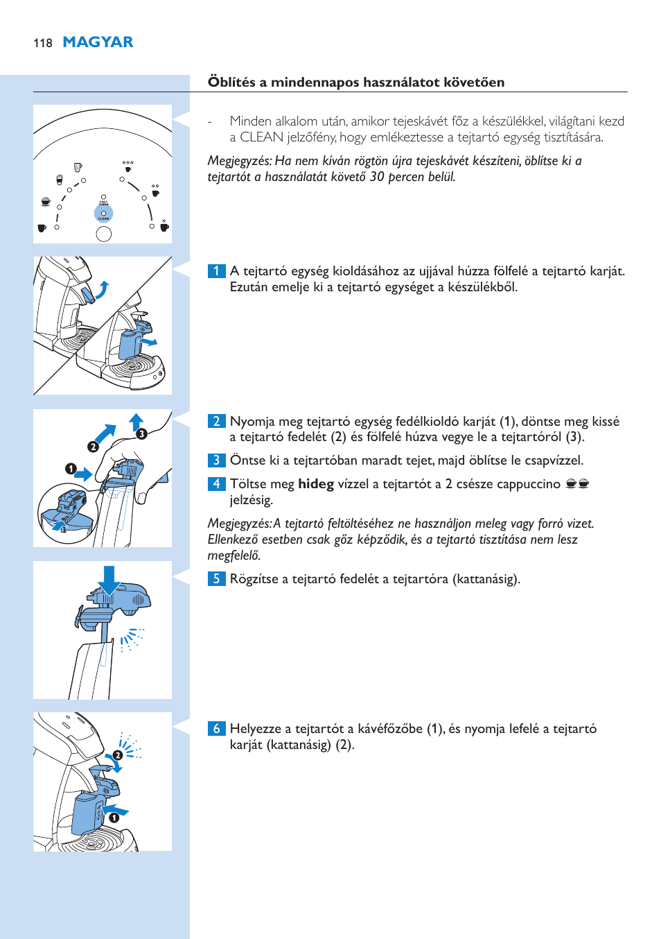 Philips SENSEO® Latte Select Kaffeepadmaschine User Manual | Page 118 / 210