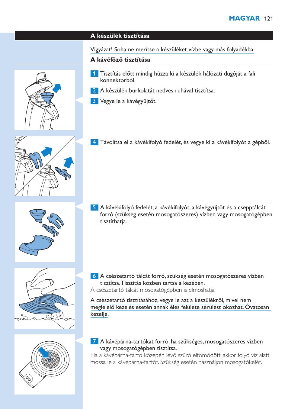 Philips SENSEO® Latte Select Kaffeepadmaschine User Manual | Page 121 / 210