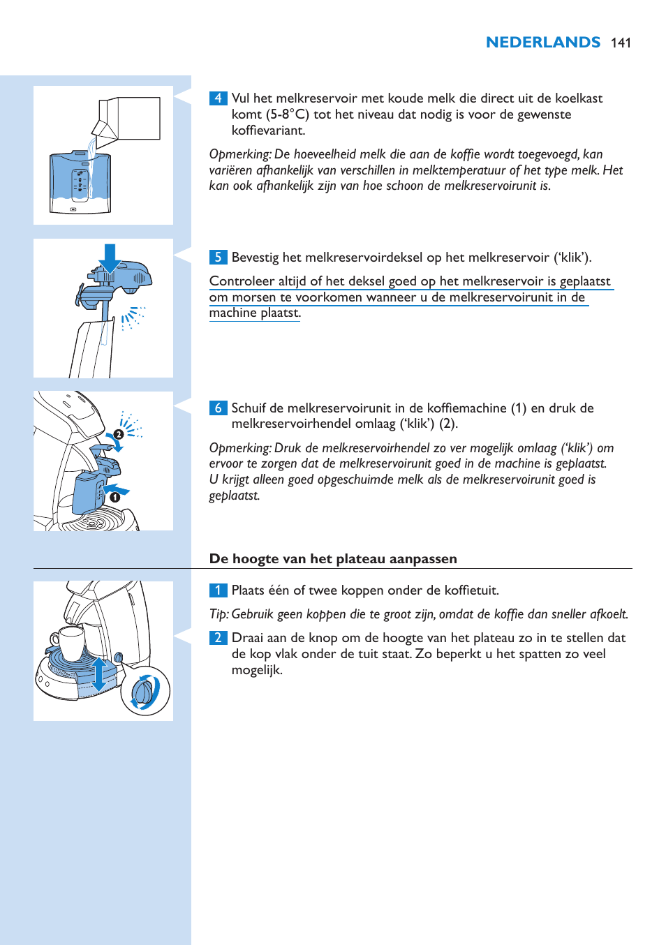 Philips SENSEO® Latte Select Kaffeepadmaschine User Manual | Page 141 / 210