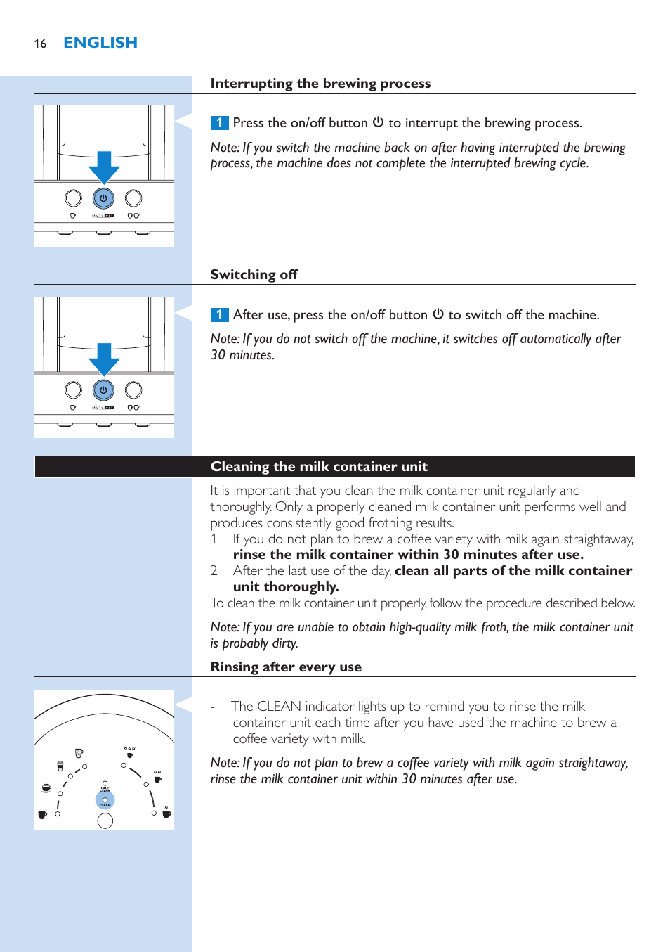 Philips SENSEO® Latte Select Kaffeepadmaschine User Manual | Page 16 / 210