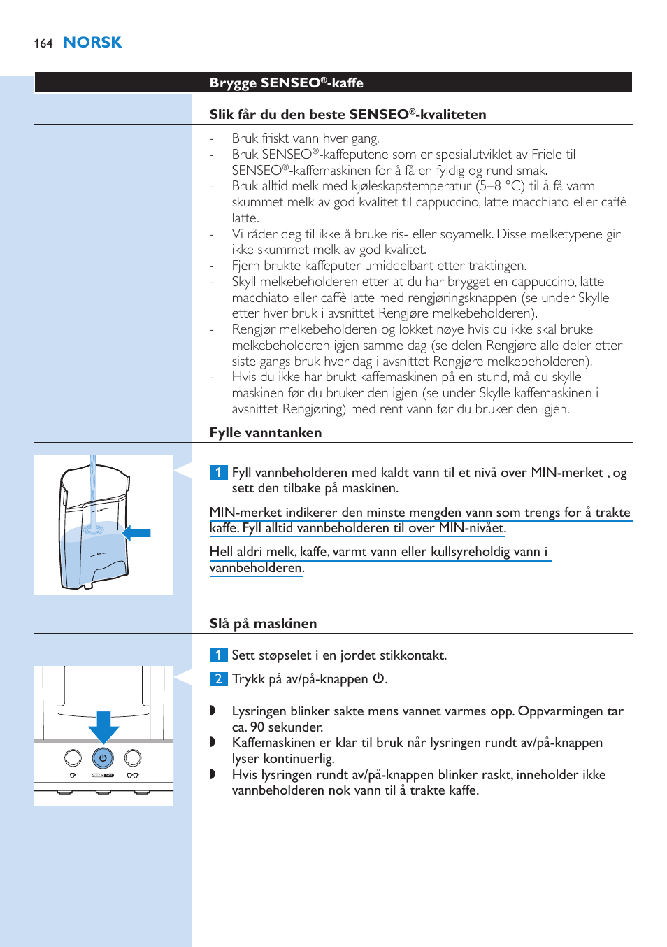 Philips SENSEO® Latte Select Kaffeepadmaschine User Manual | Page 164 / 210