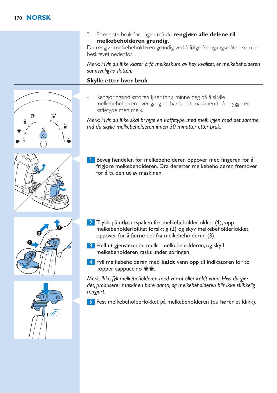 Philips SENSEO® Latte Select Kaffeepadmaschine User Manual | Page 170 / 210