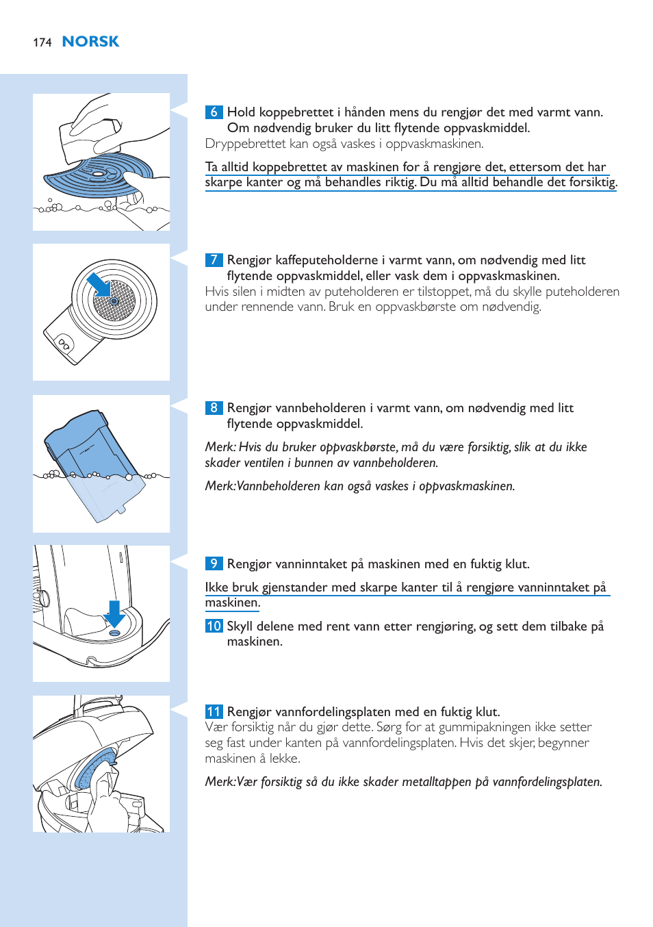 Philips SENSEO® Latte Select Kaffeepadmaschine User Manual | Page 174 / 210