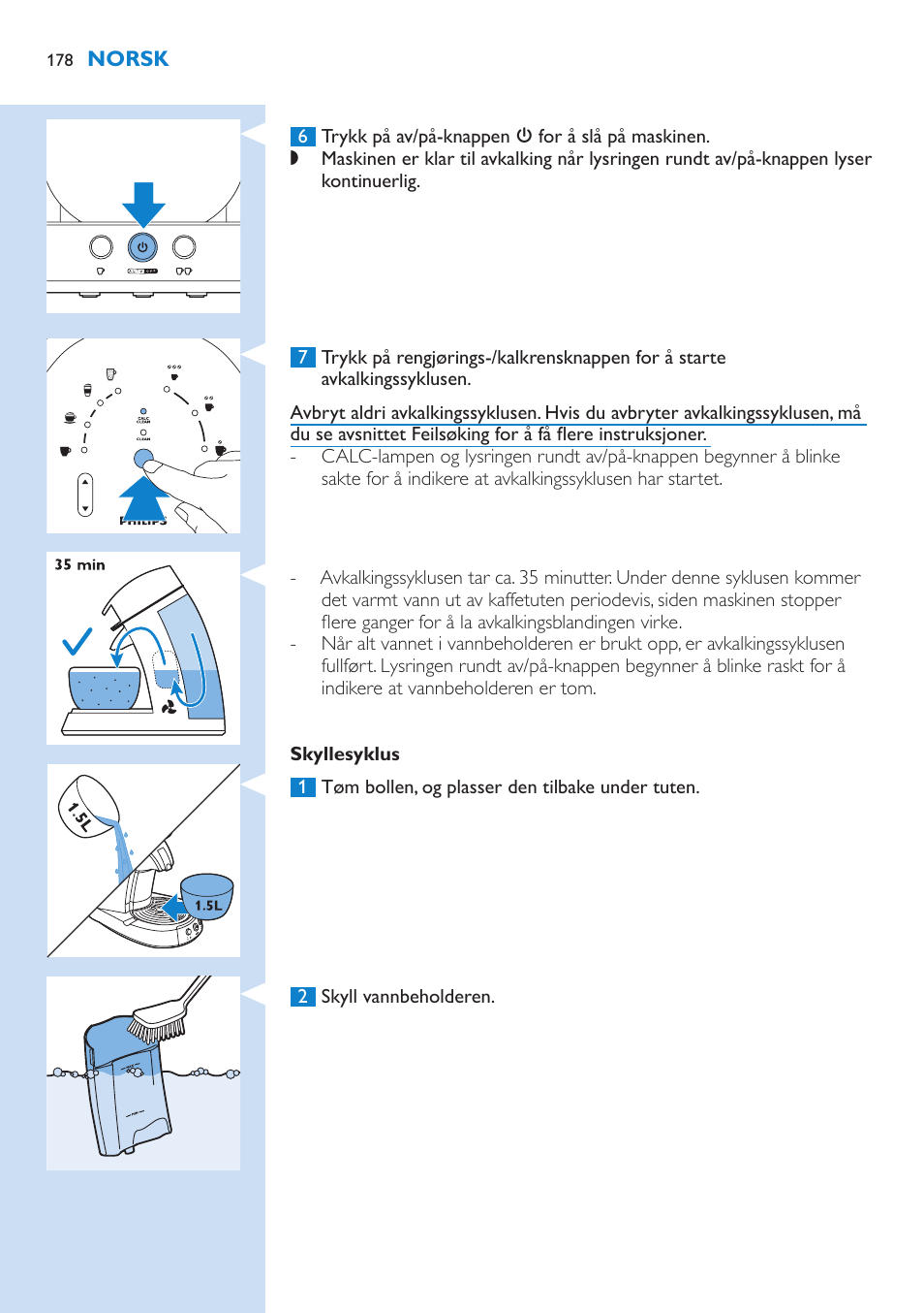 Philips SENSEO® Latte Select Kaffeepadmaschine User Manual | Page 178 / 210