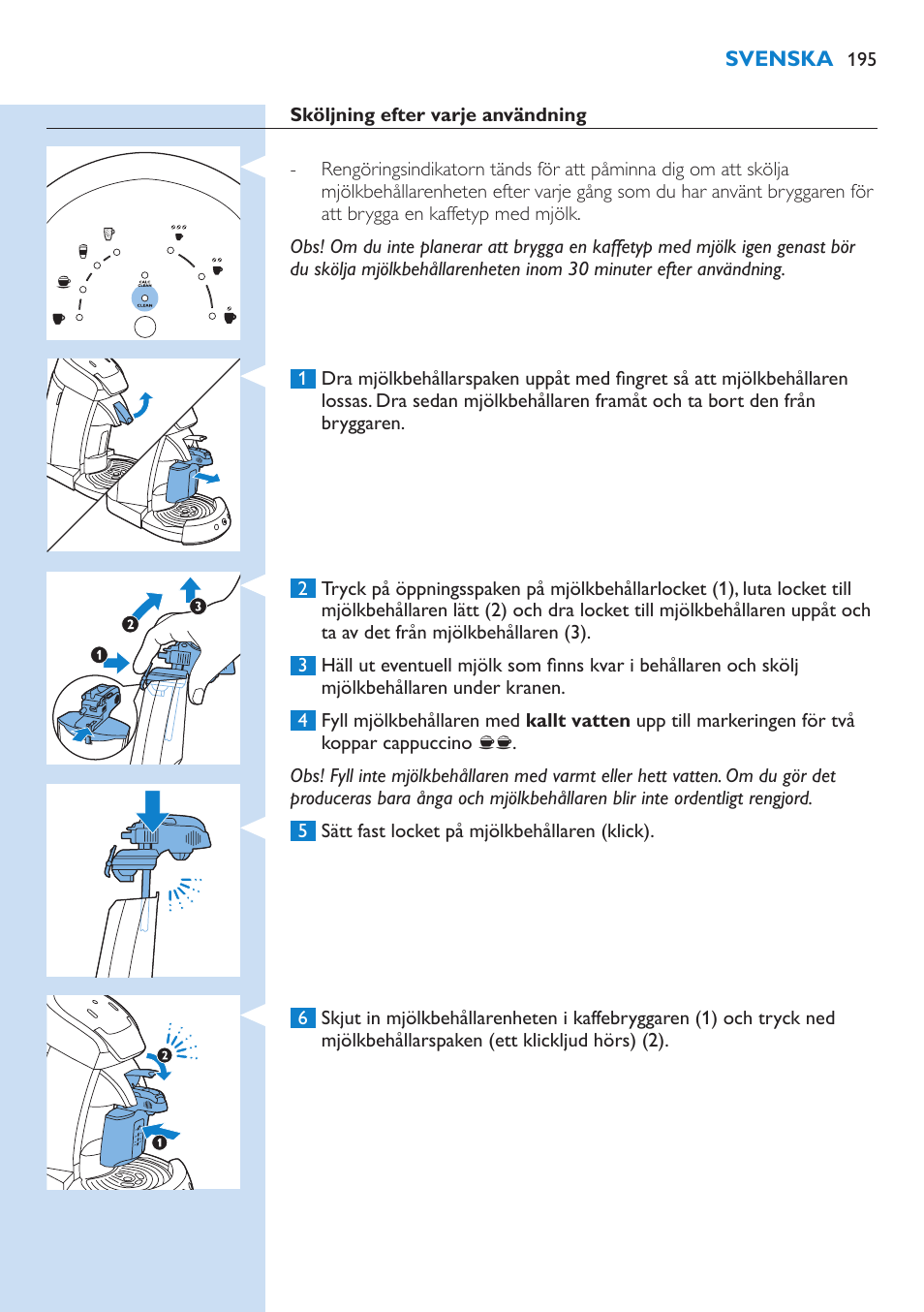 Philips SENSEO® Latte Select Kaffeepadmaschine User Manual | Page 195 / 210