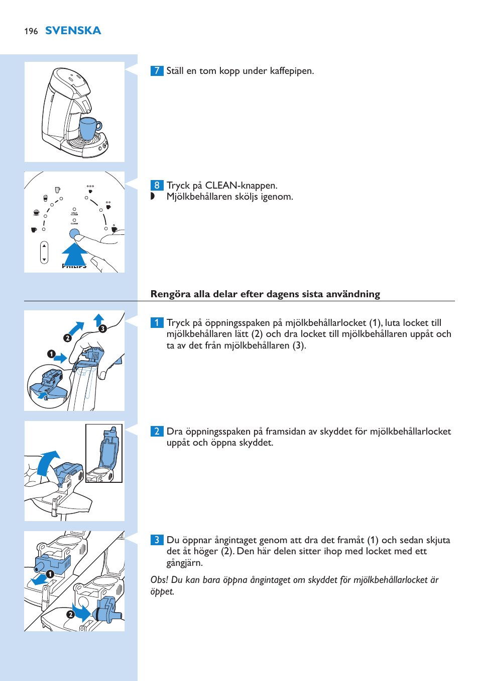 Philips SENSEO® Latte Select Kaffeepadmaschine User Manual | Page 196 / 210