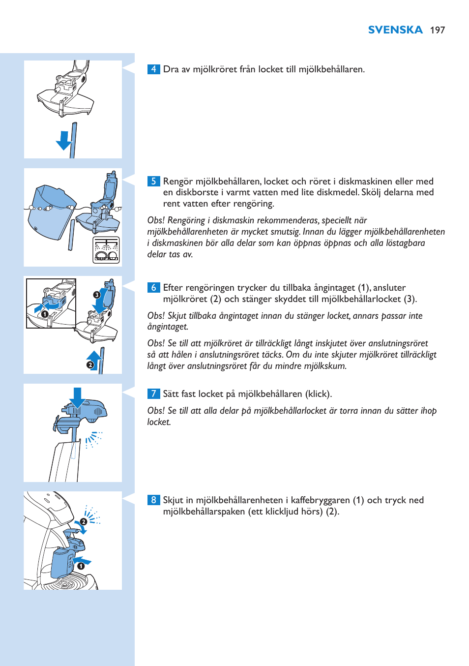 Philips SENSEO® Latte Select Kaffeepadmaschine User Manual | Page 197 / 210