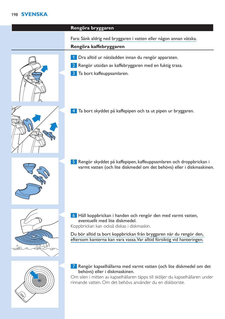 Philips SENSEO® Latte Select Kaffeepadmaschine User Manual | Page 198 / 210