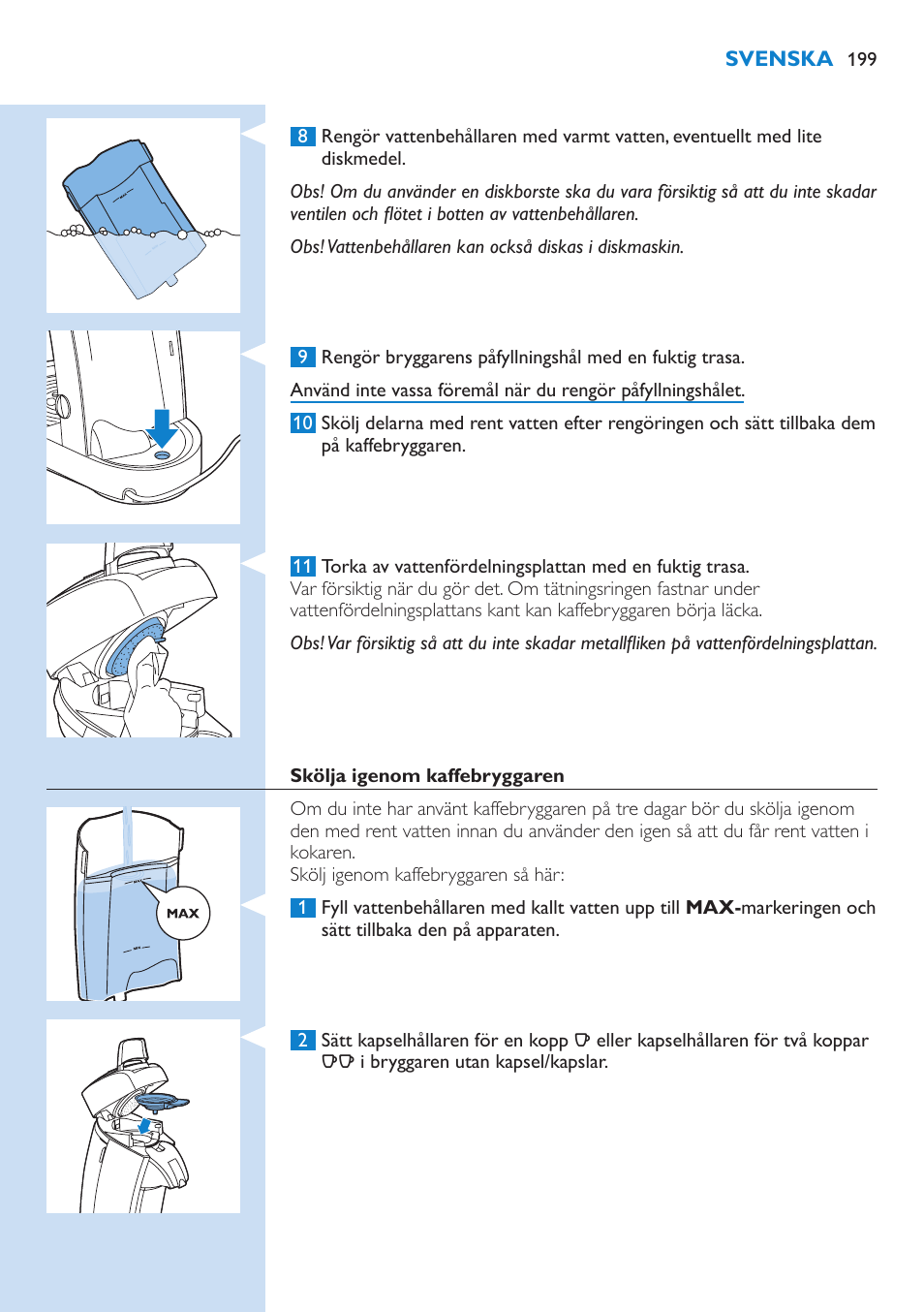Philips SENSEO® Latte Select Kaffeepadmaschine User Manual | Page 199 / 210