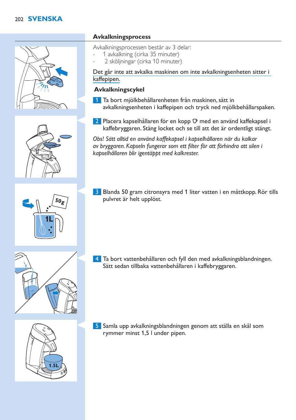 Philips SENSEO® Latte Select Kaffeepadmaschine User Manual | Page 202 / 210